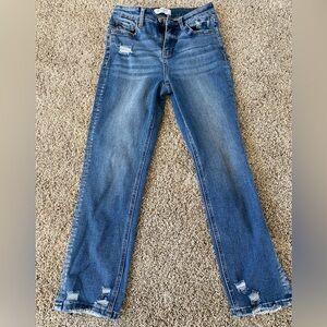 Lovervet by Vervet, Taylor High Rise Straight Leg Jeans. Size 1 or 25.